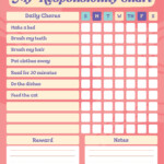 10 Best Printable Responsibility Chore Chart Printablee