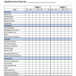10 Family Chore Chart Templates PDF DOC Excel Free Premium