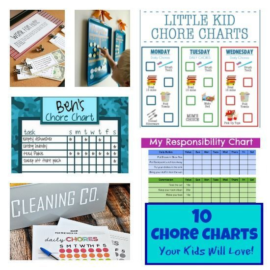 10 Printable Chore Charts Your Kids Will Adore Https www 