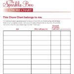 15 Printable Chore Chart Free PDF Documents Download Free