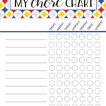 Chore Chart Boys 4 Six Clever Sisters