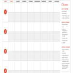 Chore Chart For 11 Year Old Girl Fill Online Printable Fillable