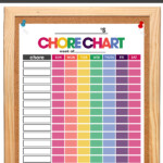 Chore Chart For Kids Free Printable Chore Chart That Works