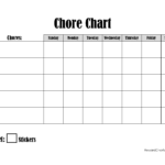 Chore Chart Template