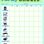 Chore Charts For 6 Year Olds Chores For Kids Fun Printables For Kids