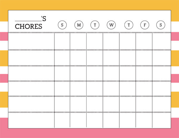 Chore Charts For Teenagers IMOM