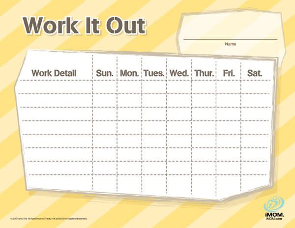 Chore Charts For Teenagers IMom