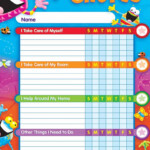 Chore Reward Chart For Kids Educative Printable