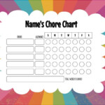 Chores For 12 Year Olds With Free Printable Custom Chore Chart