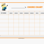 Clip Art Chores Templates Monday Sunday Chart Transparent Cartoon