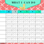 Cute Printable Chore Charts For Kindergarten Kids Home Printables