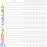 Daily Weekly Chore Chart Awesome Free Printable Weekly Chore Charts