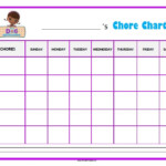 Doc McStuffins Chore Chart Free Printable