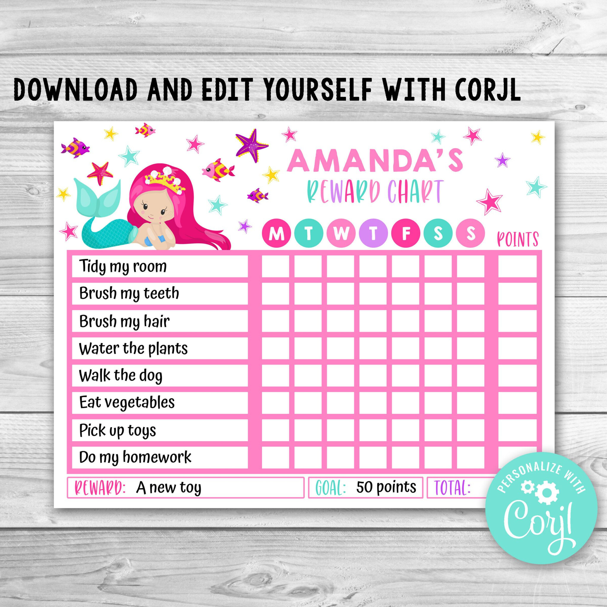 editable-chore-chart-printable-mermaid-printablechorecharts