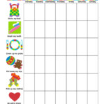 Free Blank Chore Chart Templates For Kids Families