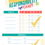 Free Chore Chart Printables With Poster Bookmark And More