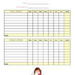 Free Editable Printable Chore Charts For Adults High Resolution Printable