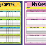 Free Editable Printable Chore Charts Room Surf