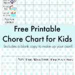 Free Printable Chore Chart