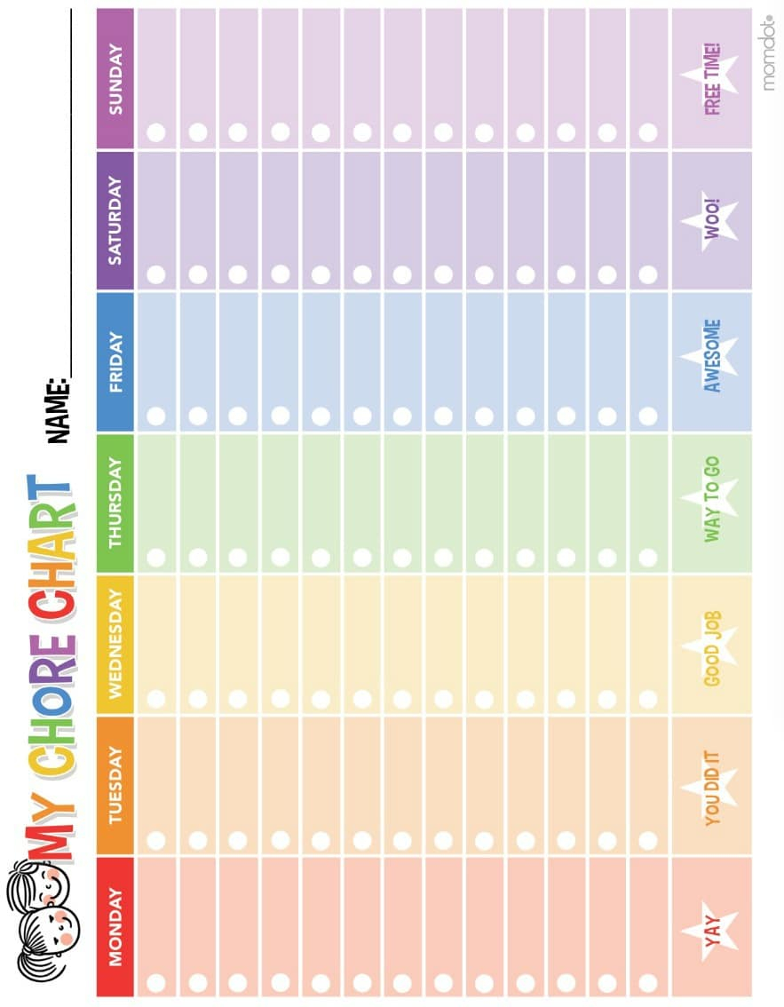 free-printable-chore-chart-printablechorecharts