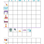 Free Printable Chore Chart For 4 Year Olds With Pictures