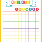 FREE Printable Chore Chart Printable Crush