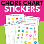 Free Printable Chore Chart Stickers Printable Chore Chart Free