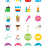 Free Printable Chore Chart Stickers Sarah Titus