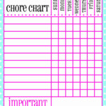 Free Printable Chore Charts For Family Ideas Blissbeauty