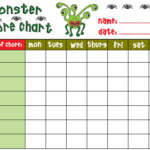 Free Printable Chore Charts For Kids Activity Shelter