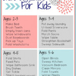 FREE Printable Chore Charts For Kids The Little Years Chore Chart