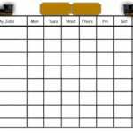 Free Printable Chore Charts HubPages