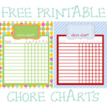 Friday s Freebie Printable Chore Charts I Should Be Mopping The Floor