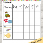 Items Similar To Toddler Chore Chart Printable On Etsy