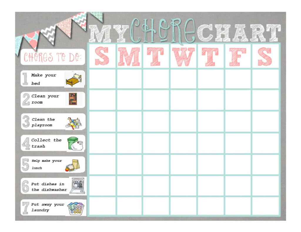 Just Me And My Frugal Kitchen Chore Charts