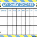 Minion Chore Chart Free Printable Glue Sticks And Gumdrops