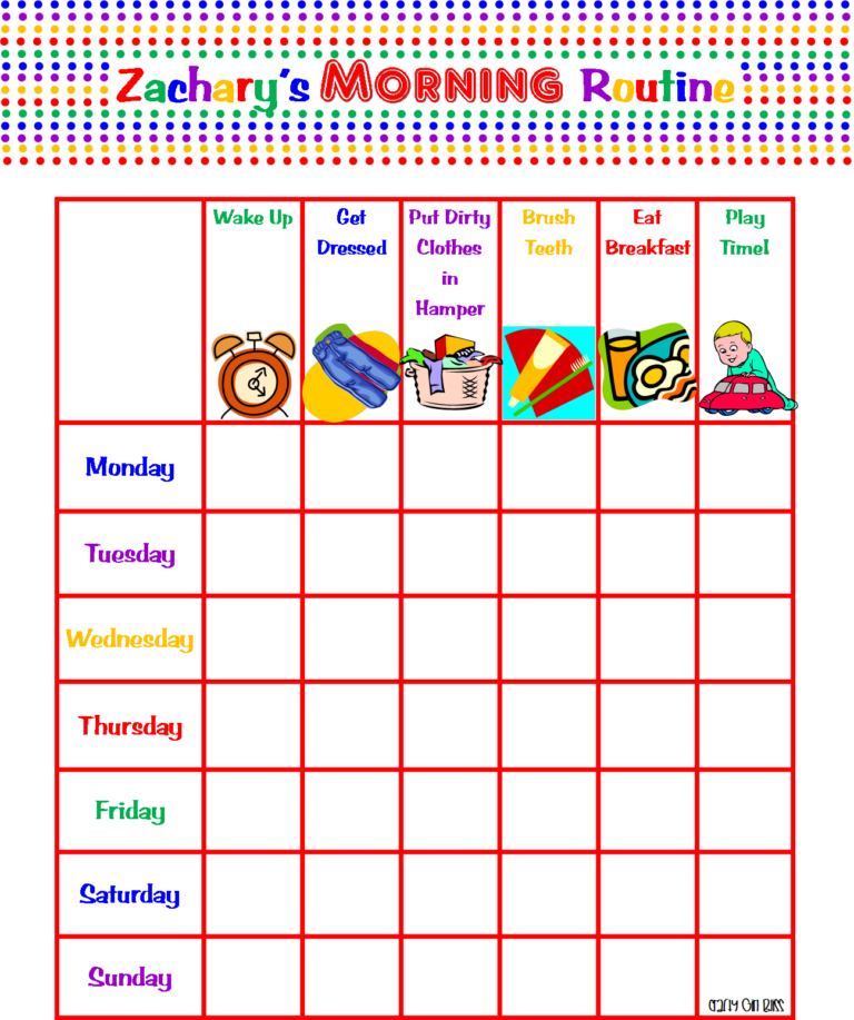 Free Printable Chore Chart For 3 Year Old Printablech Vrogue co