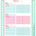 Multiple Child Chore Chart Unique Free Printable Chore Charts For
