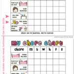 Printable Chore Chart For 7 Year Old That Are Selective Hunter Blog