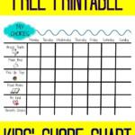 Printable Chore Chart For Kids The Chirping Moms