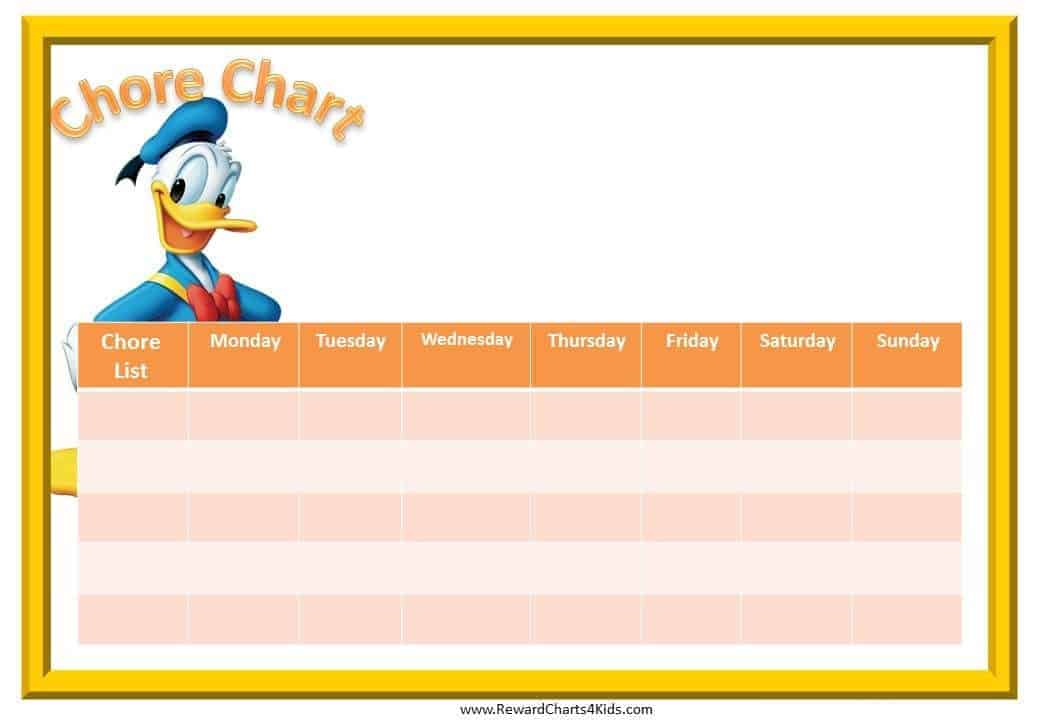 Printable Chore Charts