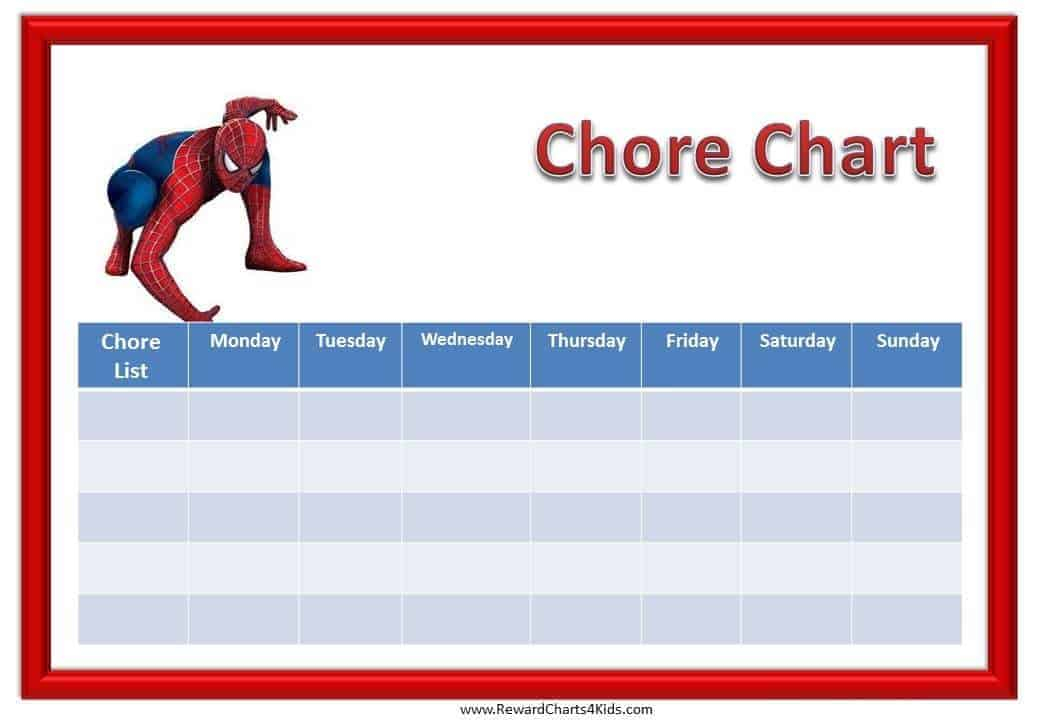 Printable Chore Charts