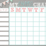 Printable Chore Charts For Teens Room Surf