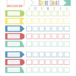 Printable Roommate Chore Chart Shop Fresh