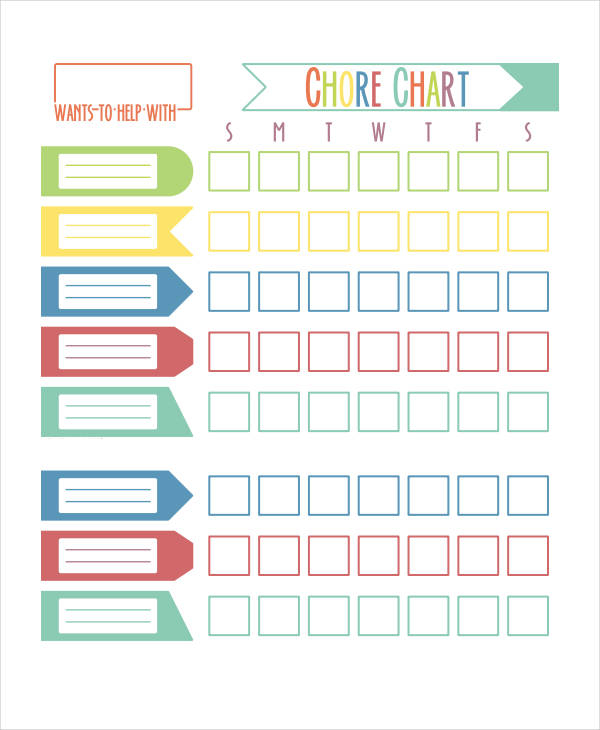 Printable Roommate Chore Chart Shop Fresh