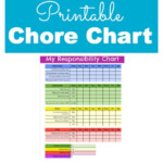 Responsibility And Chore Chart For Kids With Printable Chore Chart