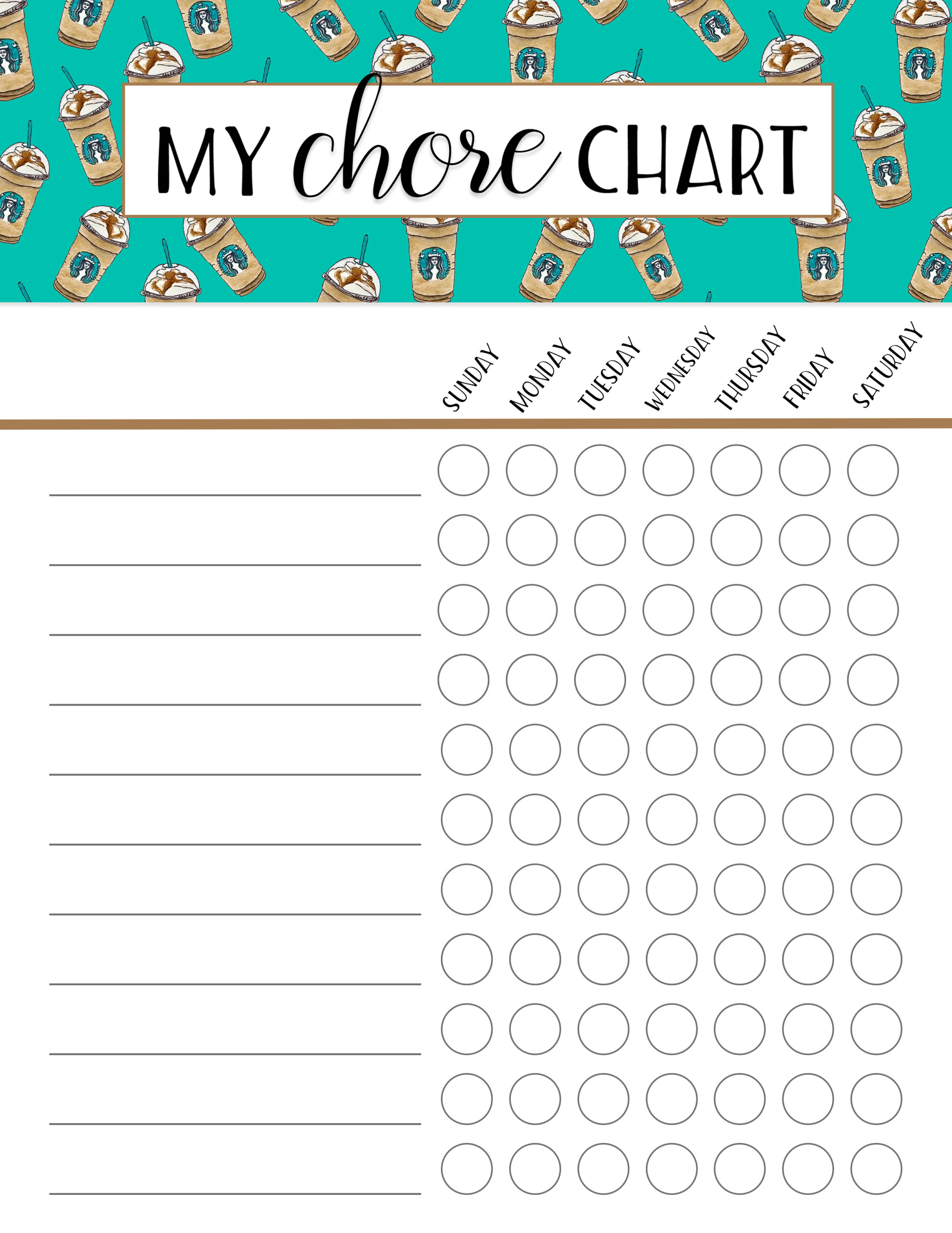 Summer Chore Charts FREE PRINTABLES SECRETS For Enforcing Them