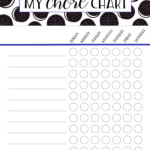 Summer Chore Charts FREE PRINTABLES SECRETS For Enforcing Them