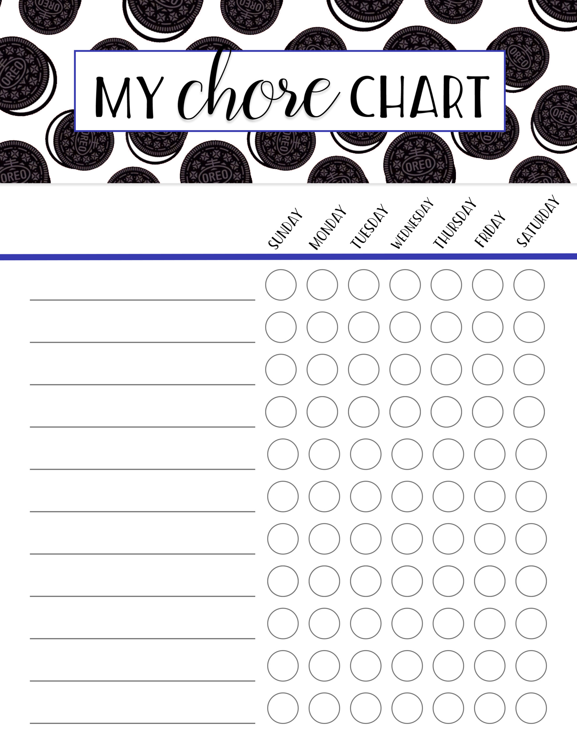 Summer Chore Charts FREE PRINTABLES SECRETS For Enforcing Them 