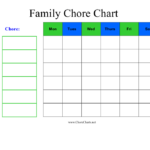 Weekly Family Chore Chart Template Download Printable PDF Templateroller